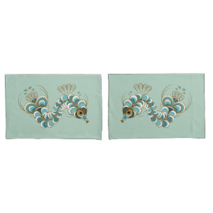 Funda De Cojín Chimera - Maletones de almohada estándar de pavo r