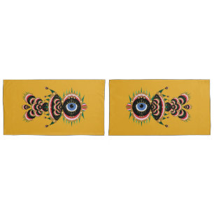 Funda De Cojín Chimera - Pájaro de Pescado King Pillowcase