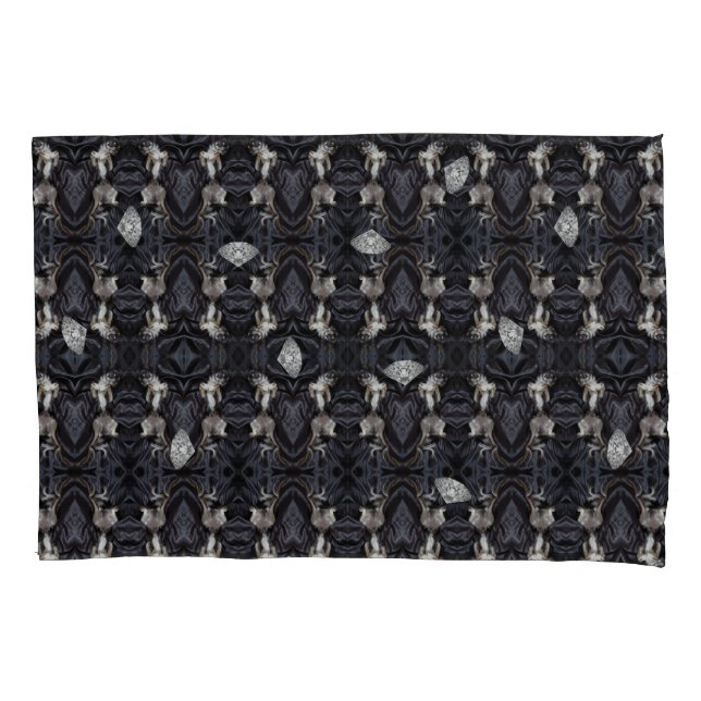 Funda De Cojín Chimigos - Chihuahuas y diamantes (Anverso-izquierdo)