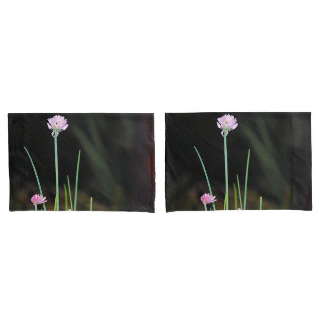 Funda De Cojín Chives de flores (Anverso - Set)