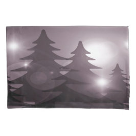 Funda De Cojín Christmas Party Pink Trees Holiday Winter Elegant