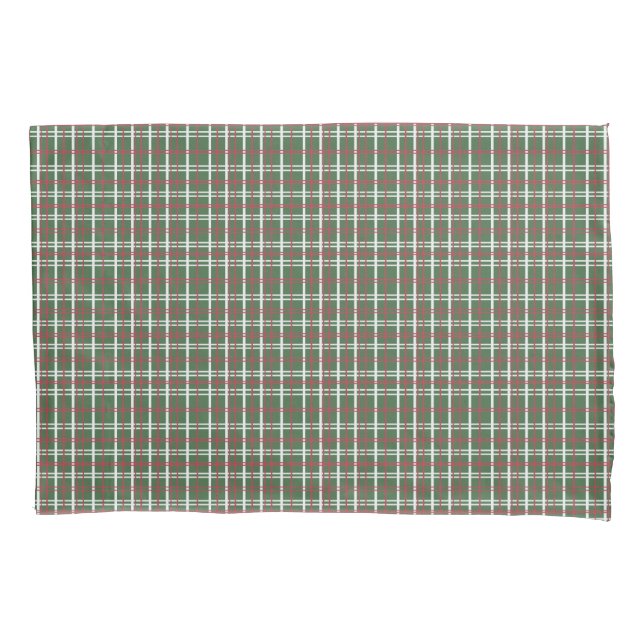 Funda De Cojín Christmas plaid (Anverso)