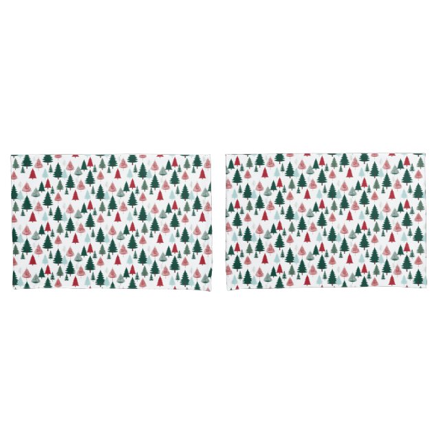 Funda De Cojín Christmas Trees Scandi Pine Forest Cozy Patterned (Anverso - Set)