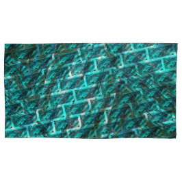 Funda De Cojín Cian manchado, pastoreado, rallado o ladrillo dife