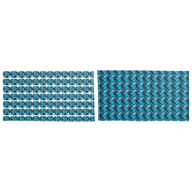 Funda De Cojín Cian Sky Blue (Reverso-Set)