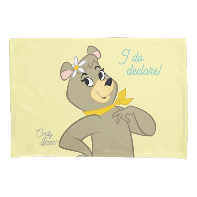 Funda De Cojín Cindy Bear Playful Pose (Anverso)