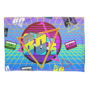 FUNDA DE COJÍN CINTA DE CASSETTE RETRO DE LOS 80'S OLD SCHOOL