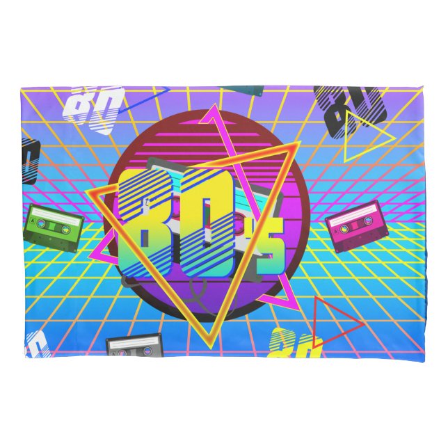 FUNDA DE COJÍN CINTA DE CASSETTE RETRO DE LOS 80'S OLD SCHOOL (Anverso)