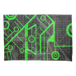 Funda De Cojín Circuito verde