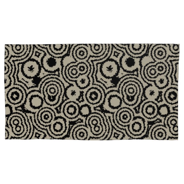 Funda De Cojín Círculos de cosecha (Anverso-izquierdo)