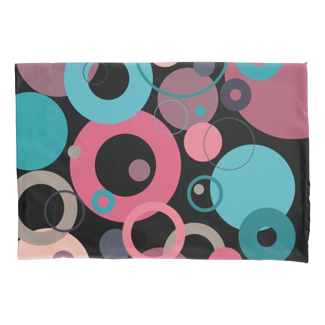 Funda De Cojín Círculos del horizonte (Anverso)