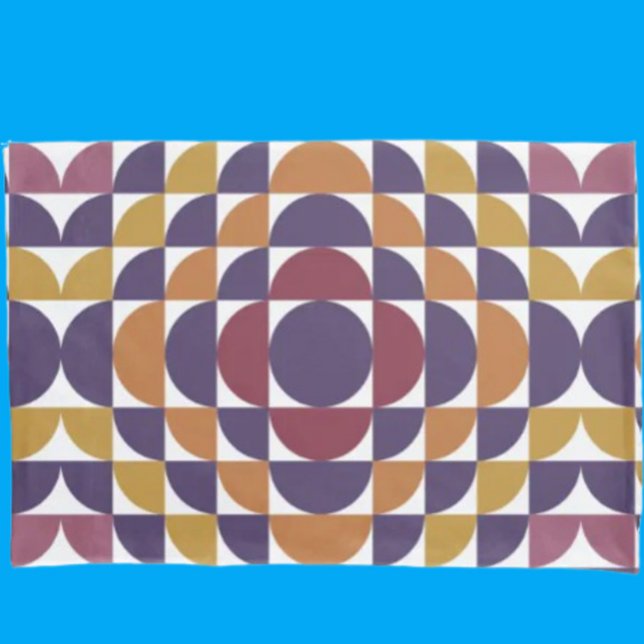 Funda De Cojín Círculos geométricos retro | Medio Siglo (Subido por el creador)