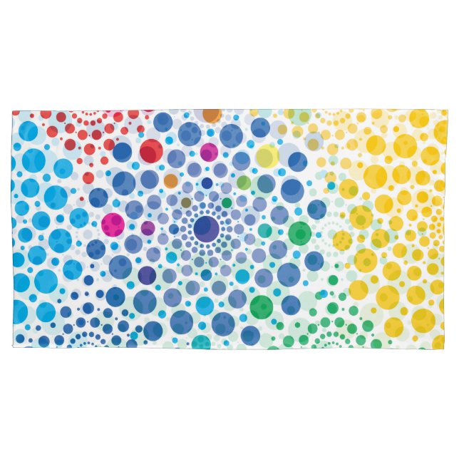 Funda De Cojín Círculos Mandala 3 (Anverso)