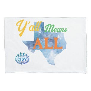 Funda De Cojín CISV Austin "Y'all Meds All"
