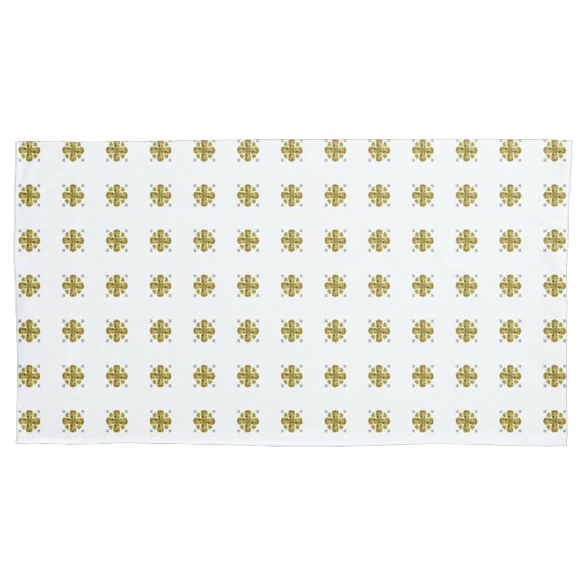 Funda De Cojín Citrine Clover (Anverso-izquierdo)