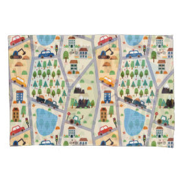 Funda De Cojín Ciudades Ocupadas Camina Niños