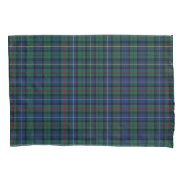 Funda De Cojín Clan MacLeod Green y Blue Scottish Plaid