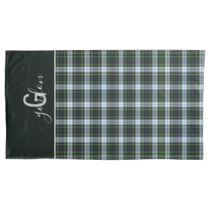 Funda De Cojín Clan Monogramado Gordon Vestido Patrón Tartan Plai
