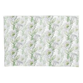 Funda De Cojín Clásico bohemio blanco floral cómodo