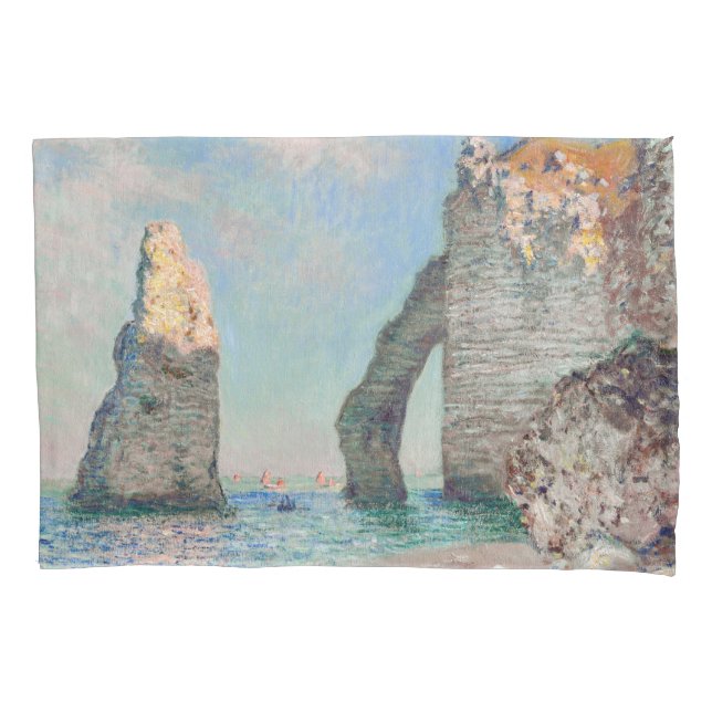 Funda De Cojín Claude Monet - Acantilados en Etretat (Anverso)