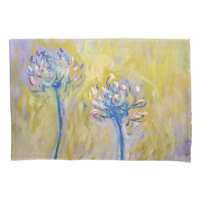 Funda De Cojín Claude Monet - Agapanthus (Anverso)