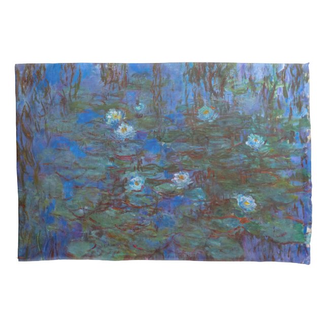 Funda De Cojín Claude Monet - Blue Water Lilies (Anverso)