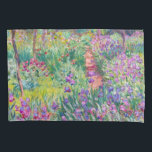 Funda De Cojín Claude Monet - El jardín del Iris en Giverny<br><div class="desc">El Jardín Iris de Giverny / El Jardín del Artista en Giverny - Claude Monet,  1899-1900</div>