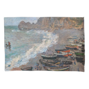 Funda De Cojín Claude Monet - La playa de Etretat