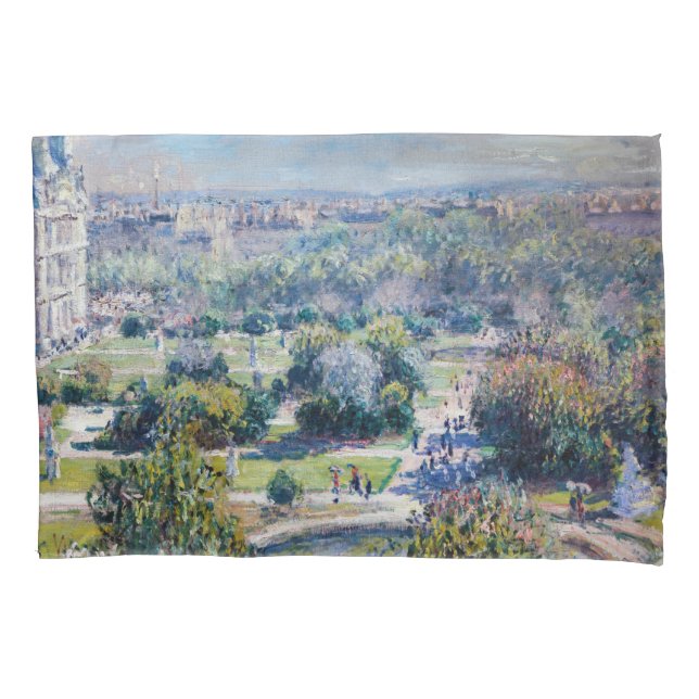 Funda De Cojín Claude Monet - Los Jardines de las Tullerías (Anverso)