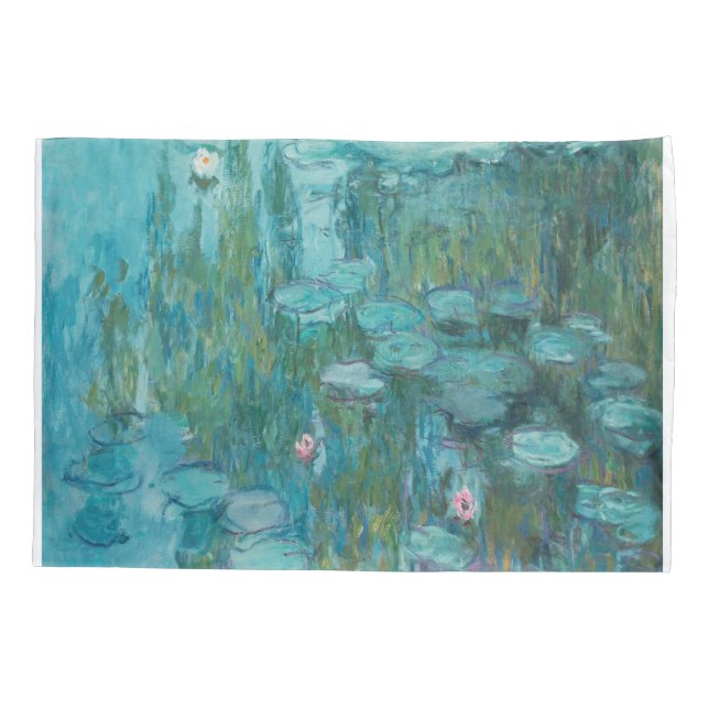 Funda De Cojín Claude Monet - Nympheas - Water Lilies Painting (Reverso)