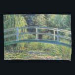 Funda De Cojín Claude Monet - Water Lily Pond y Puente Japanés<br><div class="desc">The Water Lily Pond and the Japanese Bridge / Le Bassin aux nympheas - Claude Monet,  1899</div>