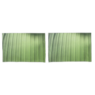 Funda De Cojín Clauseup de hoja de plátano