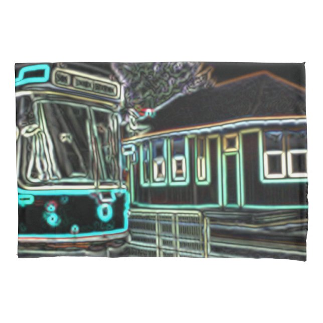 Funda De Cojín CLRV Neon en fundición de almohada estándar stad (Anverso)