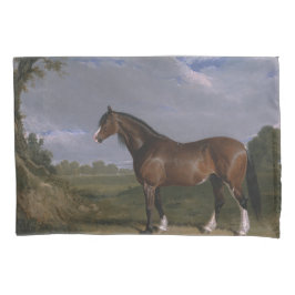 Funda De Cojín Clydesdale Stallion (Caballo tostado) (Animal)