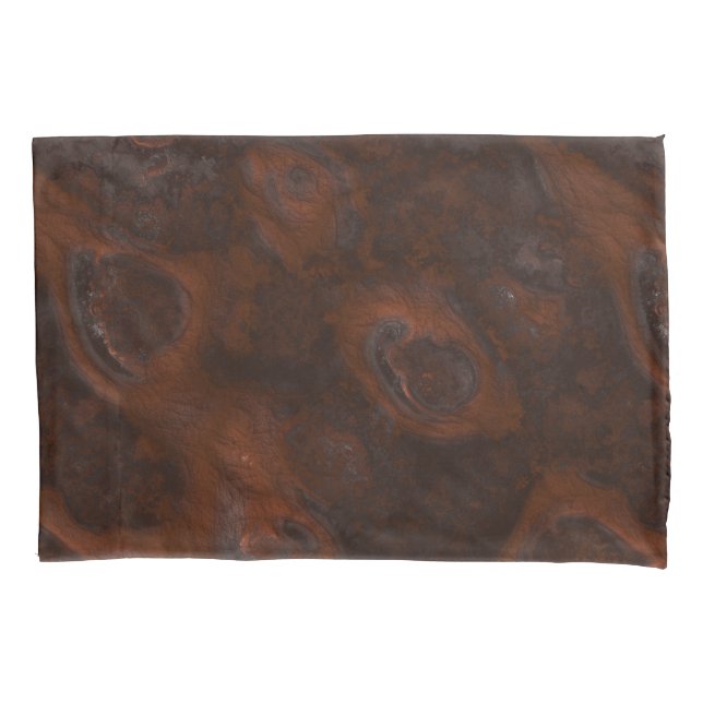 Funda De Cojín Cobre y roya (Anverso)