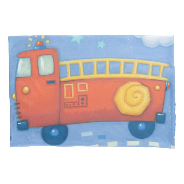 Funda De Cojín Coche de bomberos (Anverso-izquierdo)