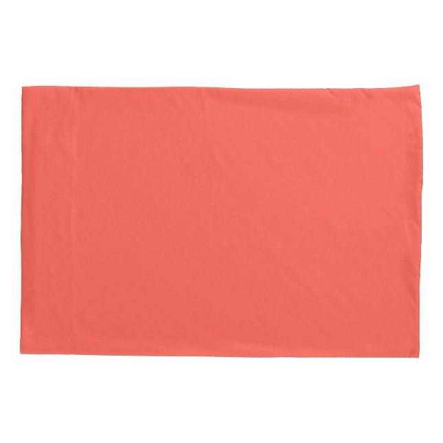 Funda De Cojín Código hexadecimal de coral FF6F61 (Reverso)