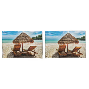 Funda De Cojín Cojín de sillones en la playa