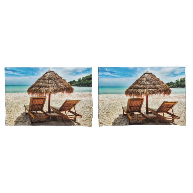 Funda De Cojín Cojín de sillones en la playa (Anverso - Set)