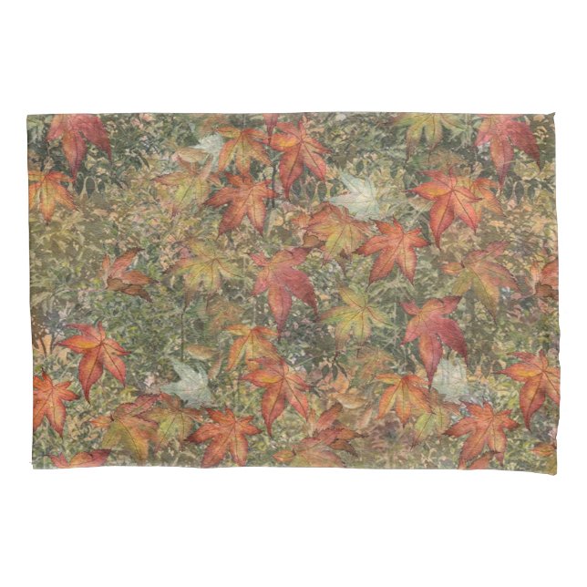 Funda De Cojín Cojín decorativo Otoño Coffee Mug Flask Pillar Can (Anverso)