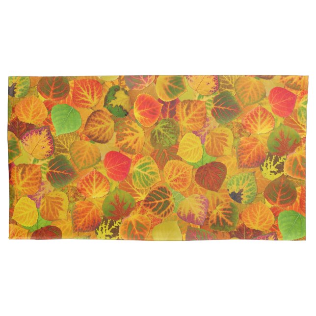 Funda De Cojín Colección Aspen Leaves maciza sin soldadura 1 (Anverso-izquierdo)