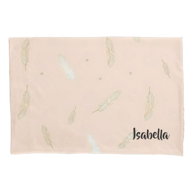 Funda De Cojín Colección Boho Modern Feathers Luxury (Anverso)