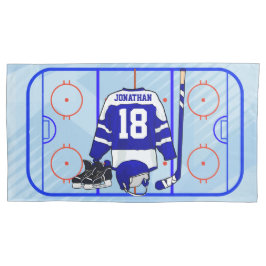 Funda De Cojín Colección del dormitorio del hockey sobre hielo de
