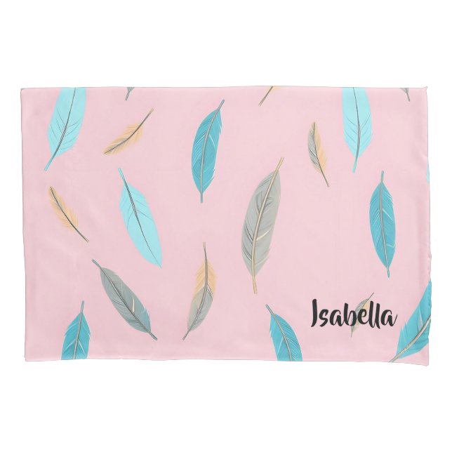 Funda De Cojín Colección popular de boho de lujo de Feathers (Anverso)