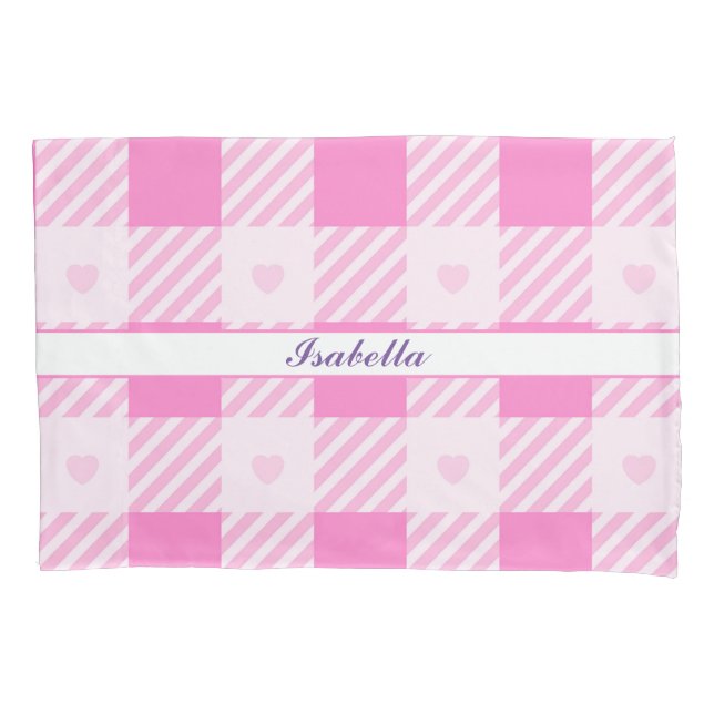 Funda De Cojín Colección rosa moderno con mucho amor (Anverso)