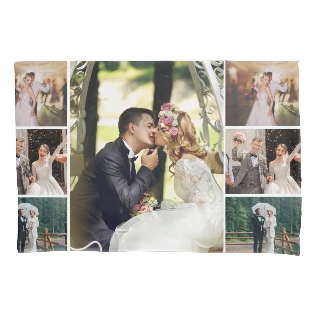 Funda De Cojín Collage de fotos de personalización de 4 Personali (Anverso-izquierdo)