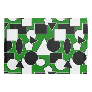 Funda De Cojín Collage de Green Bauhaus