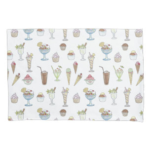 Funda De Cojín Collage de helados