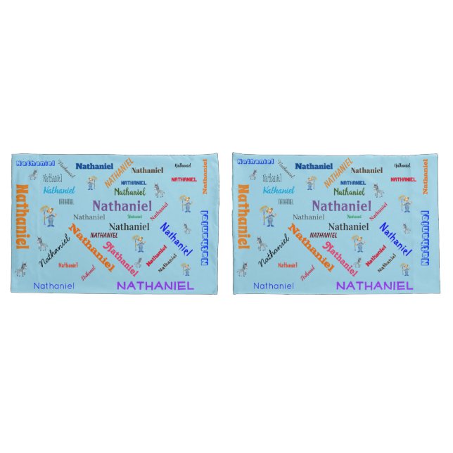 Funda De Cojín Collage de nombre de nube de palabra de MacDonald' (Reverso-Set)