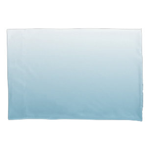 Funda De Cojín Color azul de ángulo oscuro degradado de dos tonos